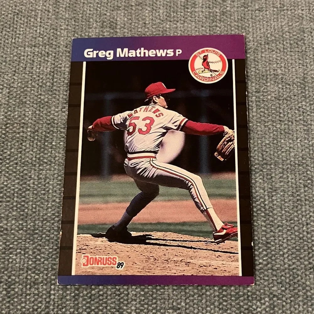 1989 Donruss St. Louis Cardinals Baseball Card Trading Card